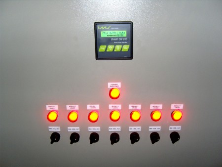 Banco capacitor automatico